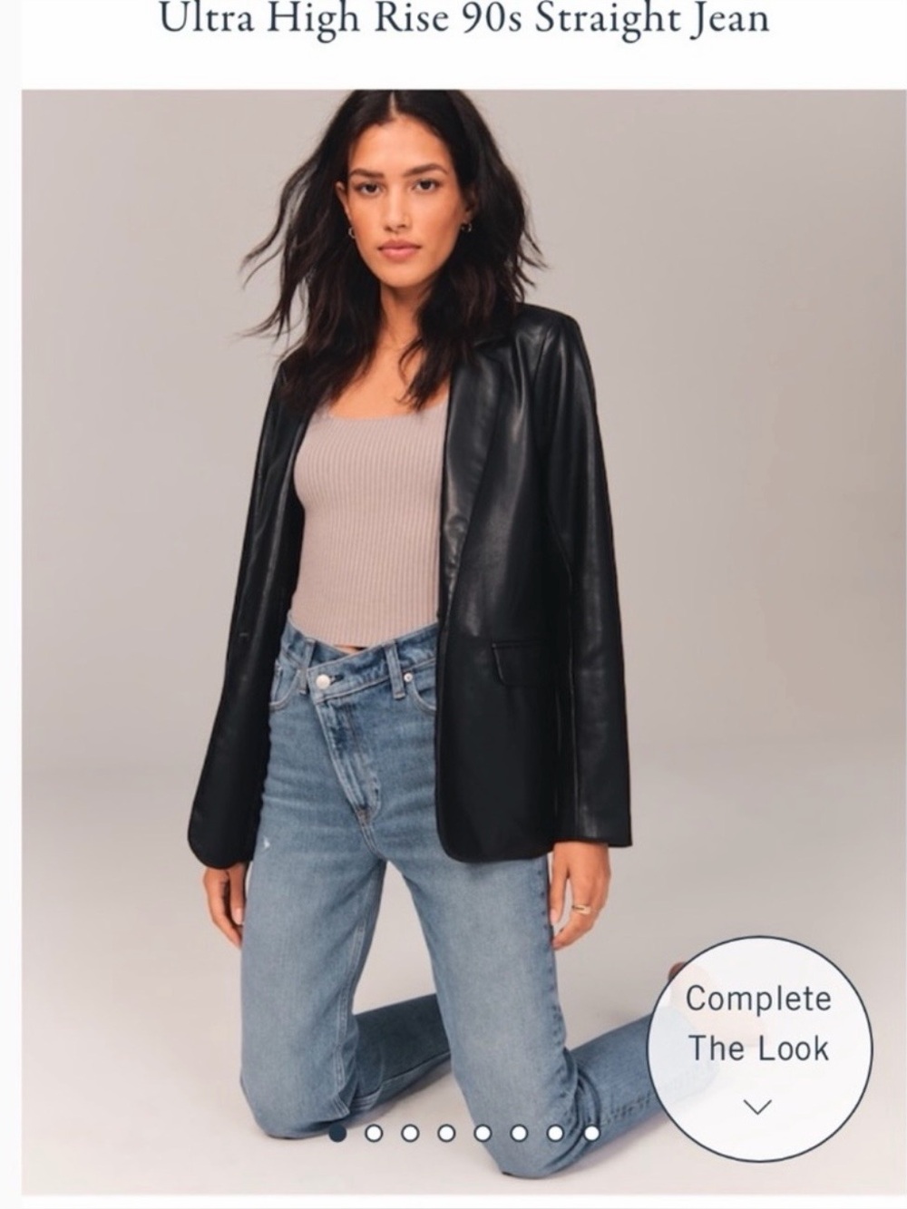 Abercrombie & Fitch 90s Straight High Rise